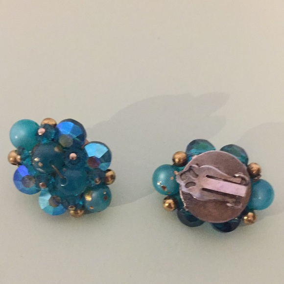 Vintage earrings, unsigned, beautiful sparkle - Picture 4 of 4